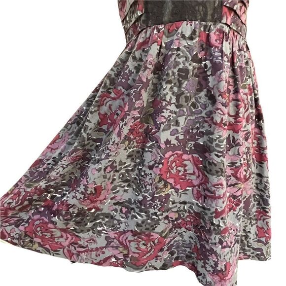 Urban Outfitters Staring At Stars Floral Fit & Flare Mini Dress 0 - Picture 4 of 6